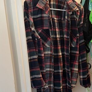 Maurices Multicolor Plaid Shirt